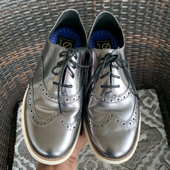 Cole Haan Shoes - Cole Haan Original Grand 10 Year Anniversary Edition Women’s Gray Oxford Loafers